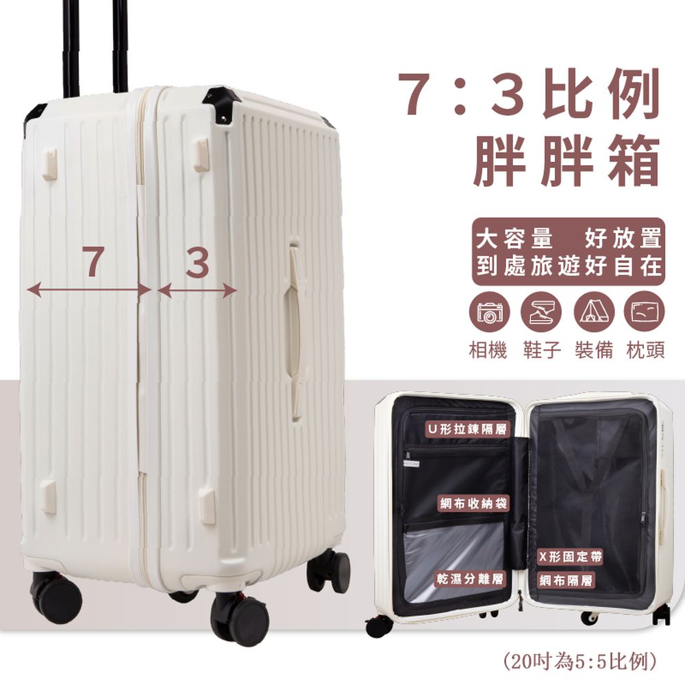 全新升級版超能裝行李箱-澄澈藍