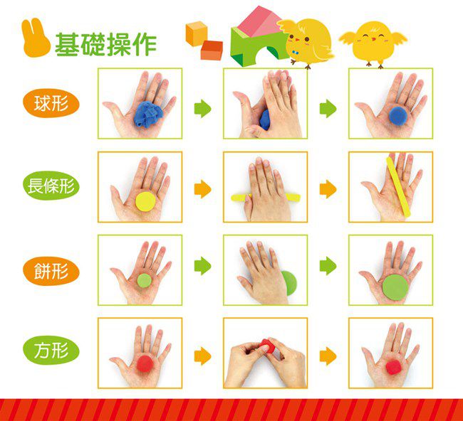 幼福文化 - 忍者兔安全小麥黏土12色《美味食物桶》