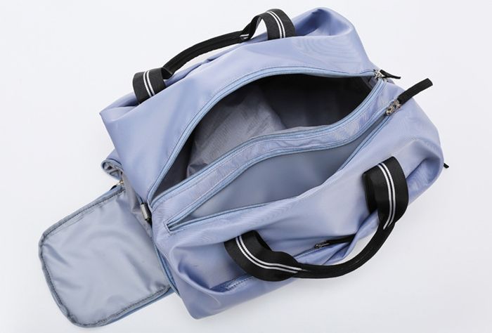 時尚乾濕分離2way包-可置鞋-胭脂紅