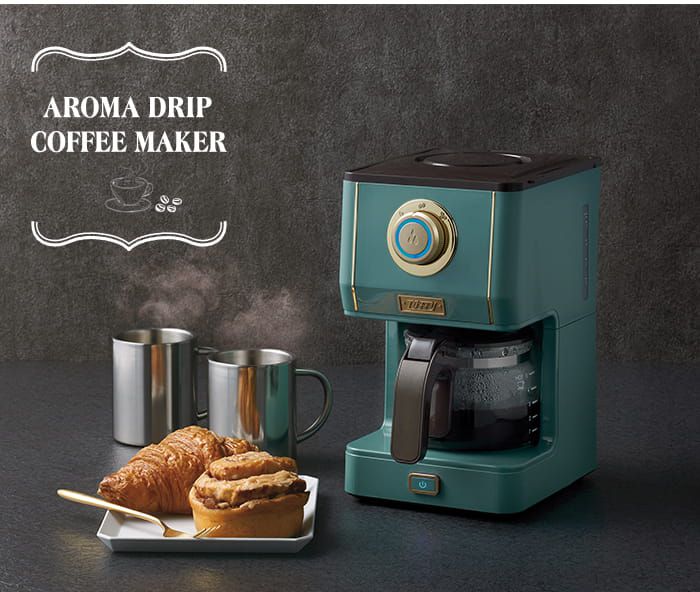 日本Toffy - Drip Coffee Maker 咖啡機-板岩綠