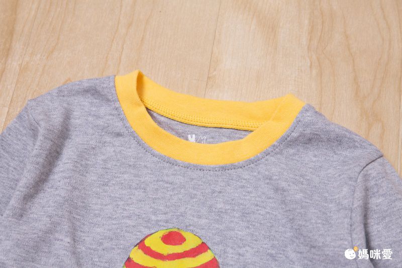 Minizone - 長袖家居服套裝(有側釦)-綠色檸檬