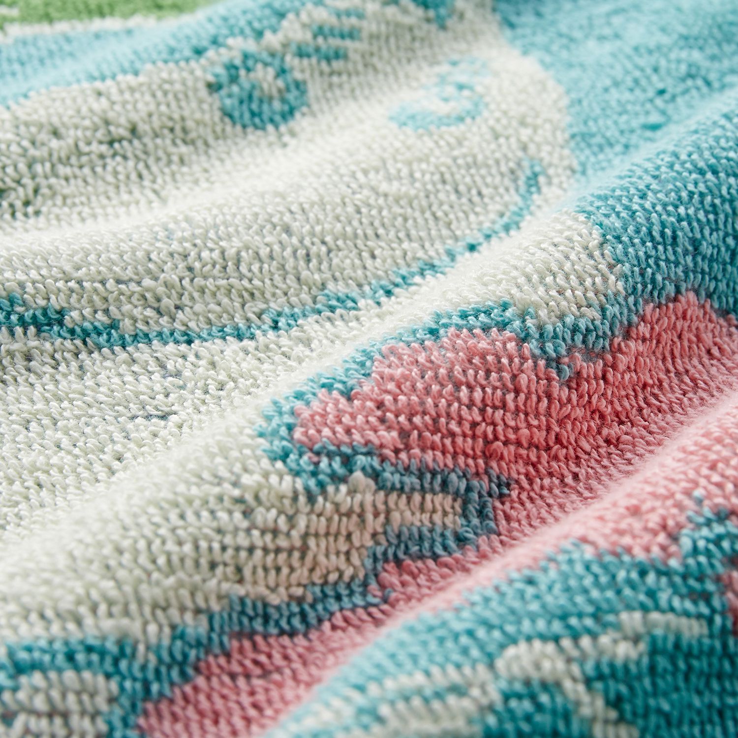 日本千趣會 - 嚕嚕米 純棉吸水毛巾腳踏墊-粉紅 (45x60cm)