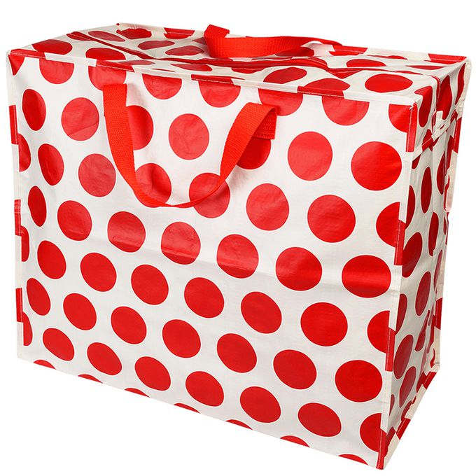 英國 Rex London - 衣物/棉被超大多功能防水環保收納袋/萬用袋-紅點點