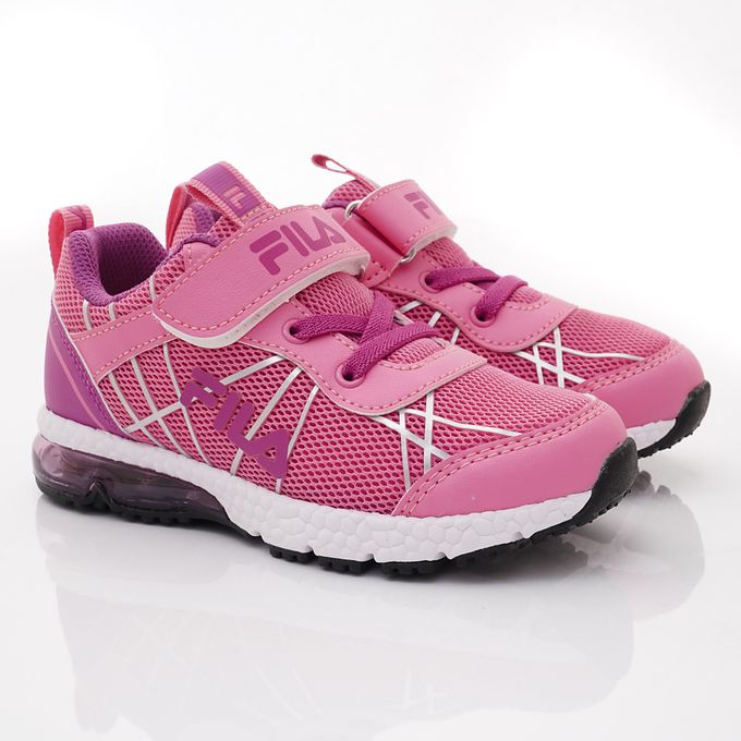 FILA - FILA氣墊慢跑運動鞋-2-J435X-559粉(中大童段)-運動鞋-粉