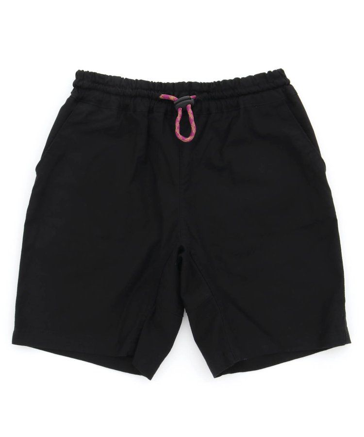 日本 BREEZE - 彩色標籤腰束口休閒短褲-軍綠