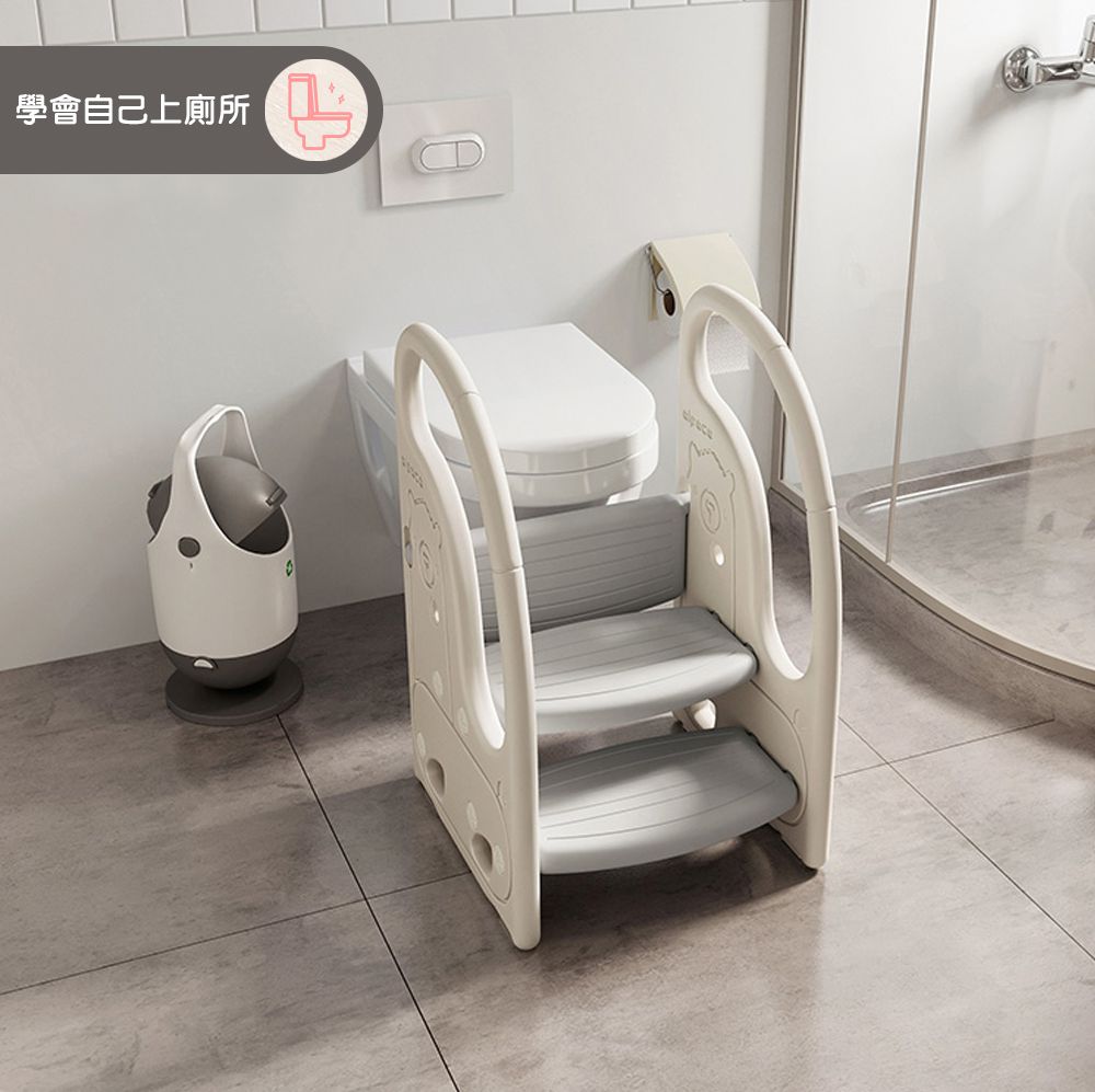 Caring - 兒童扶手階梯凳-可愛小羊駝