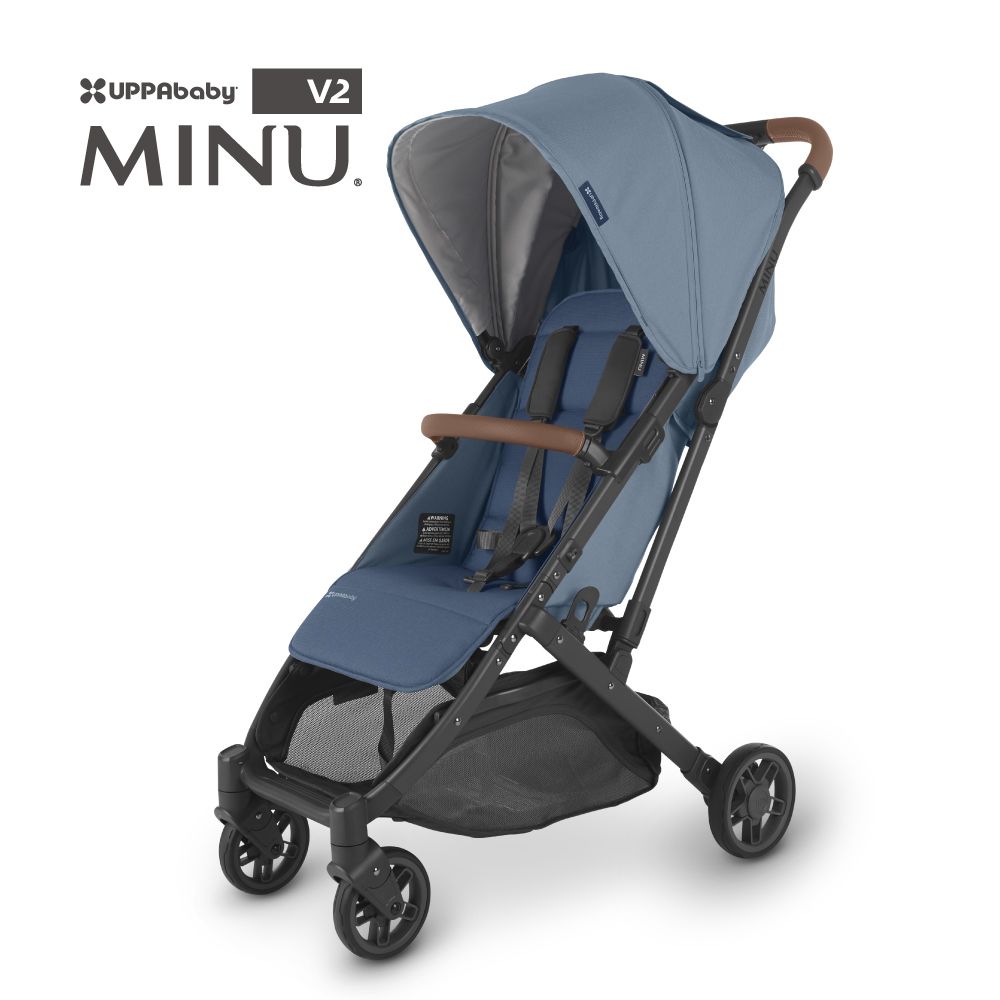 美國UPPAbaby - MINU V2魅力都會時尚推車-天峰藍CHARLOTTE-7.3KG