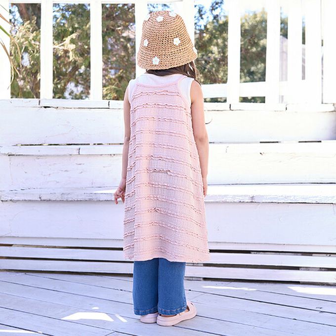 日本 Lycee mine - 度假感層次蕾絲吊帶洋裝-黑