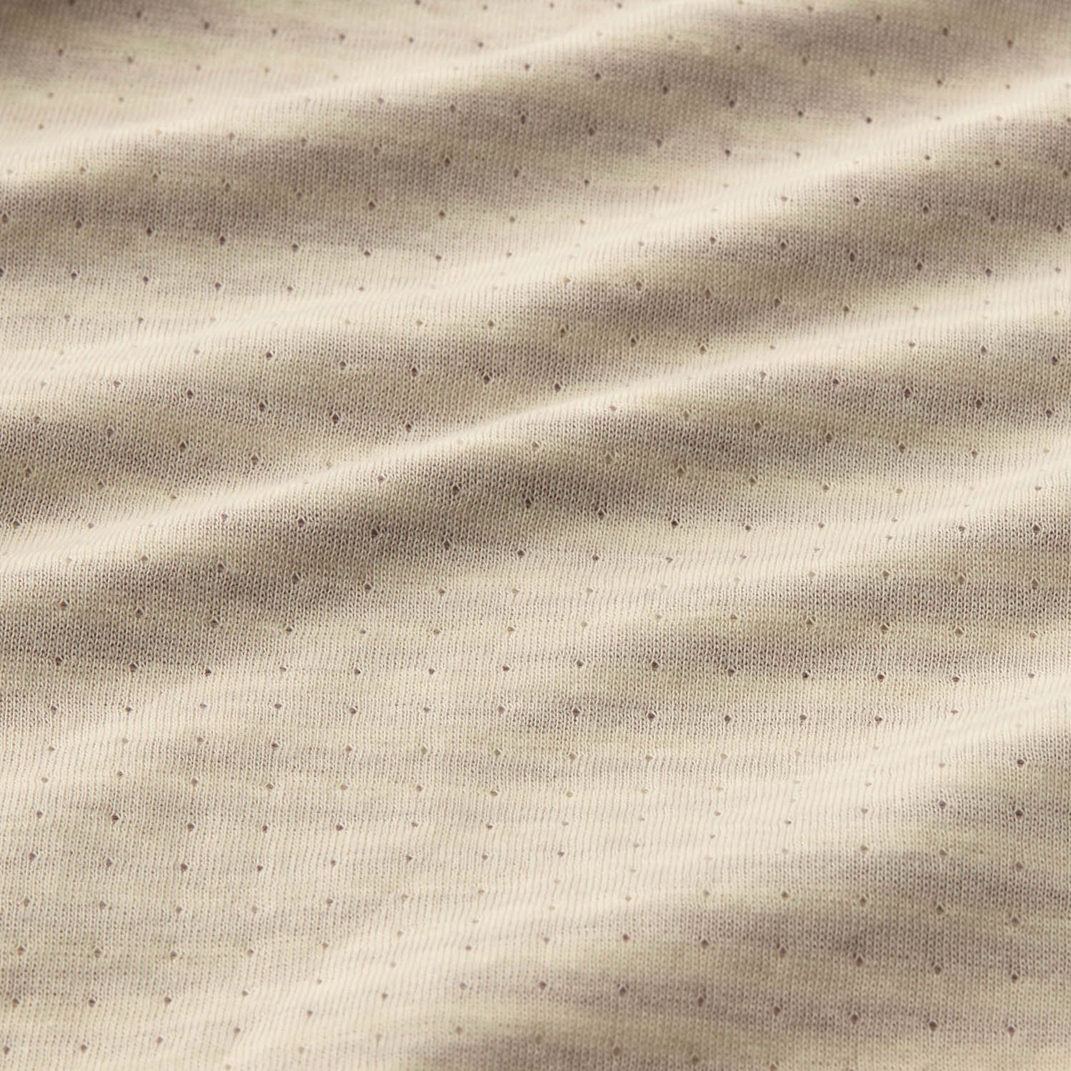 日本千趣會 - 100%純棉 (媽媽)發熱家居服/睡衣(背部加厚)-淺雜灰杏