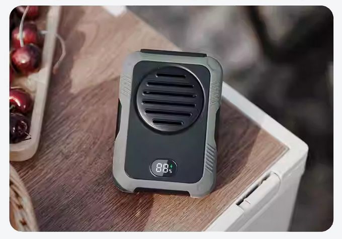 SHANER - 隨身外掛風扇-(2000mah款)-橘色