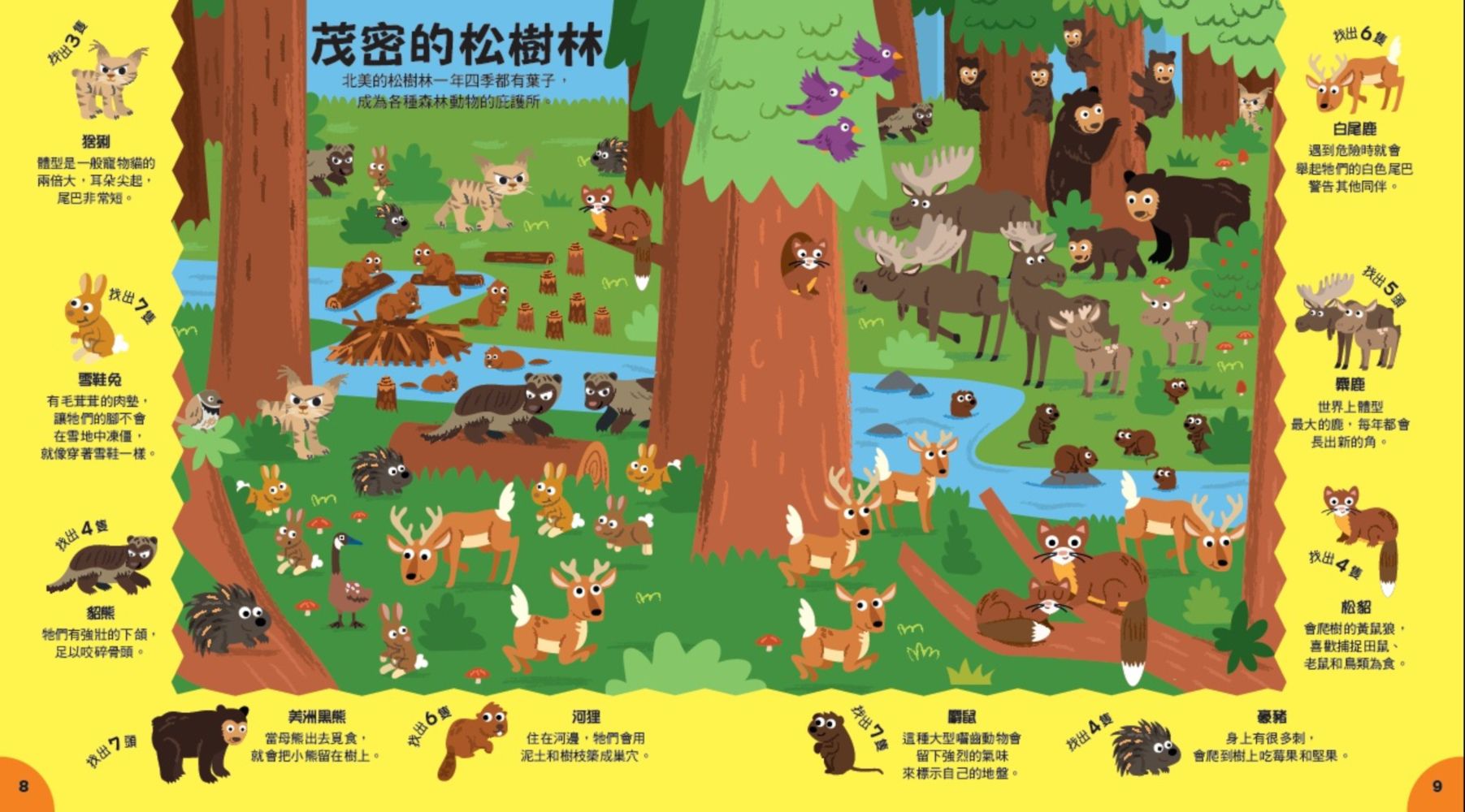 小偵探找一找-3：野生動物在哪裡？