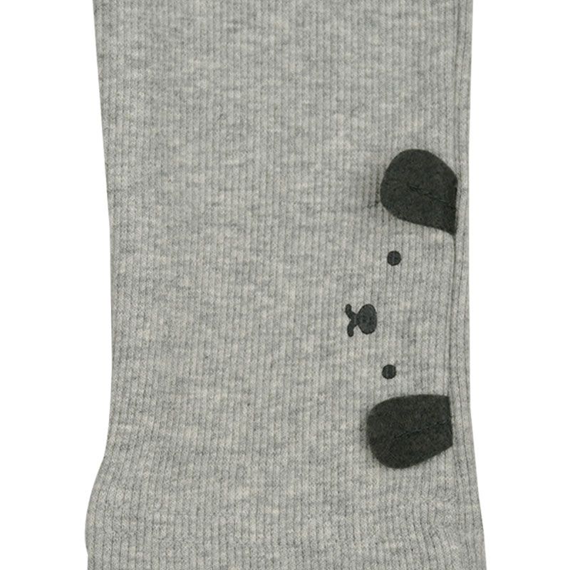 akachan honpo - 包屁衣+緊身褲-滿版印花-象牙白色