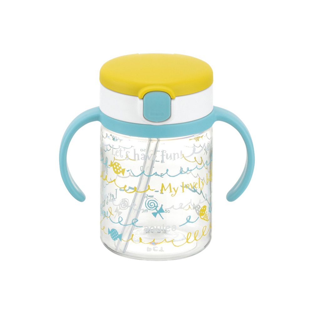 日本 Richell 利其爾 - 第三代 LC 兒童雙握把直飲杯上蓋組