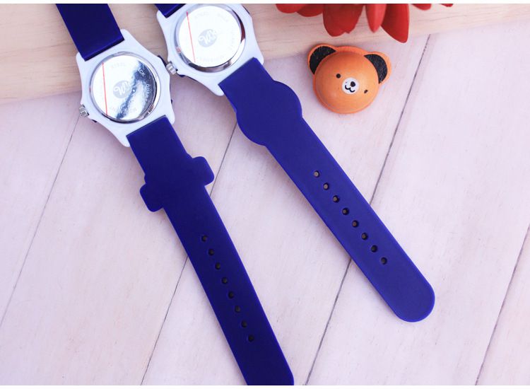 3D立體卡通兒童手錶-可旋轉錶圈-藍色足球
