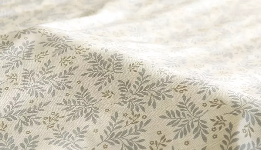 韓國 Nubizio - 極致抗菌防蟎M2四季被-寧靜花藤-白X藍紫