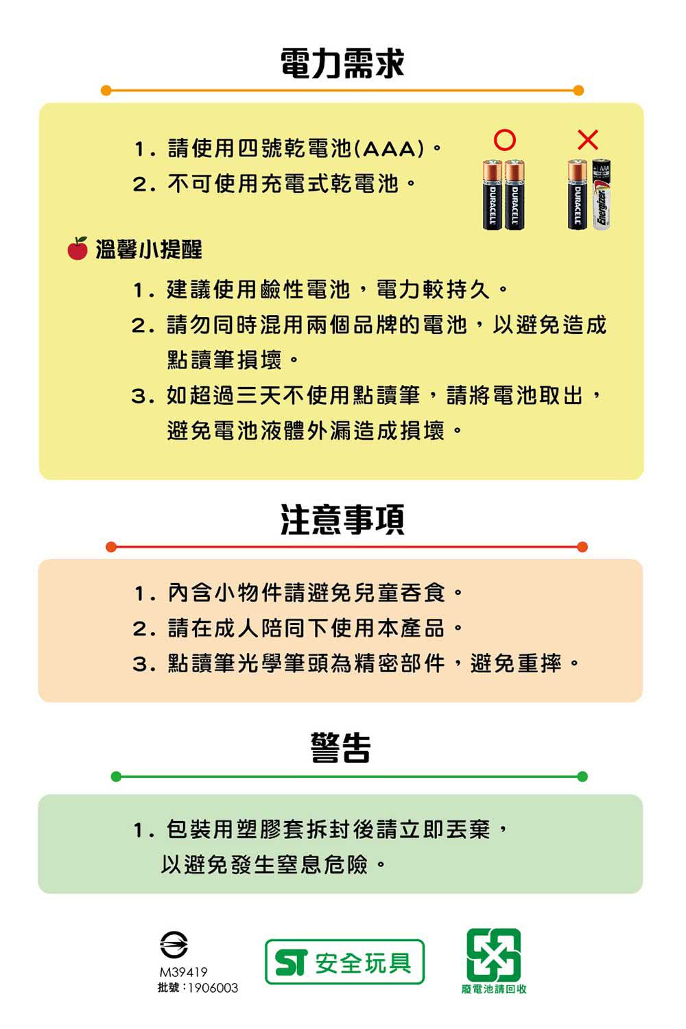 双美生活文創 - ABC點讀學習寶盒-波波狗點讀筆*1隻＋ABC認知圖典*1本＋圖鑑點讀書*1本＋ABC點讀掛圖*1張＋注音點讀卡*1張
