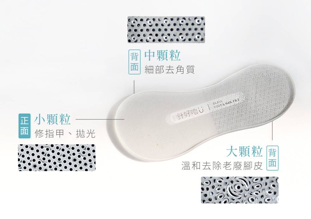 3ZeBra - 針好嚕｜Gerfect 3in1 手足保養磨砂片 兩入組-透明-28g/入