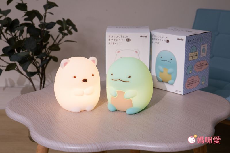 日本 Hashy - 安全矽膠抱抱安撫小夜燈-角落生物恐龍 (M(約12.6x11.5x16.5cm))