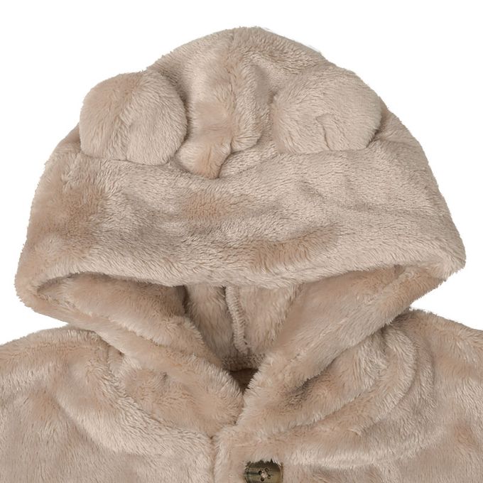 akachan honpo - 刷毛斗篷-咖啡色 (60~80cm)