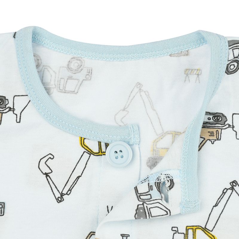 akachan honpo - 家居服3件組-淺藍色