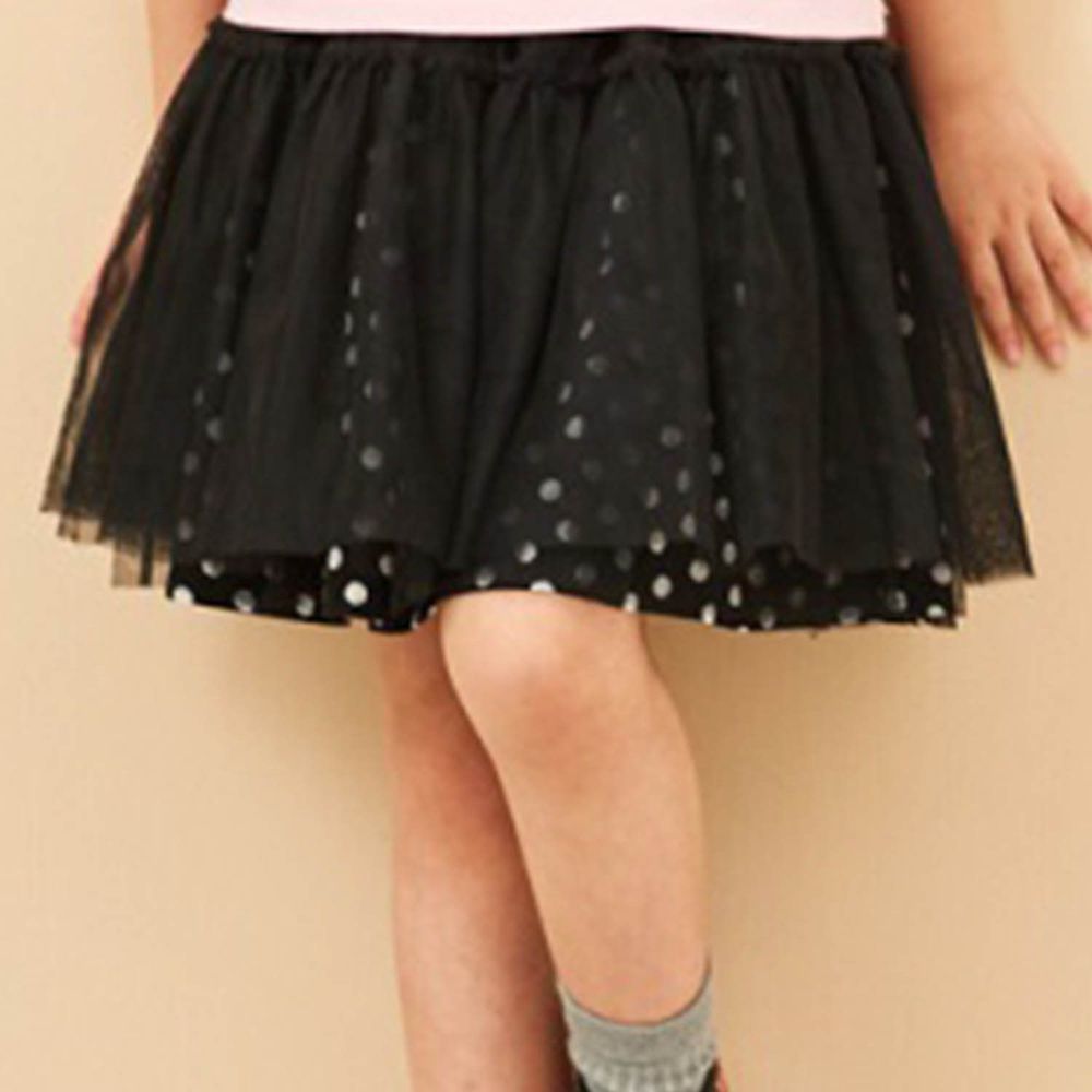 麗嬰房 Disney - 米妮系列俏麗甜心蓬紗裙-黑色