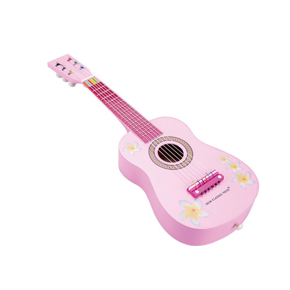 荷蘭 New Classic Toys - 【新品】幼兒音樂吉他-甜心粉