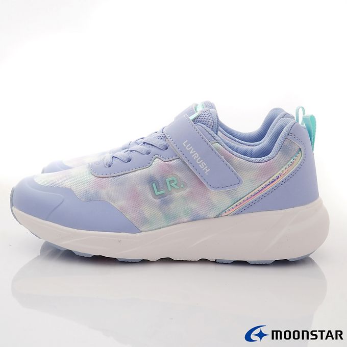 Moonstar日本月星 - LV渲彩2E運動鞋LV11419藍-中大童段-運動鞋-藍