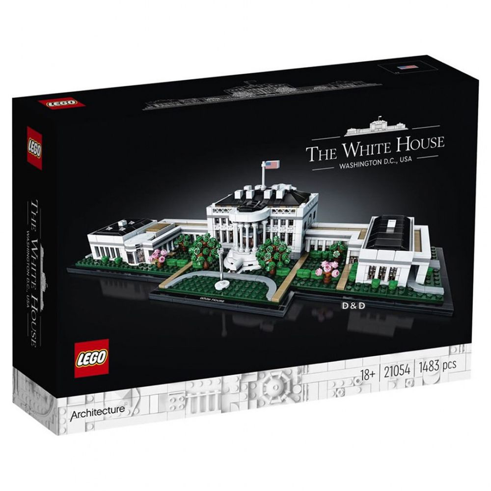 樂高積木 LEGO《 LT21054 》ARCHITECTURE 世界建築系列 - 白宮-1483pcs