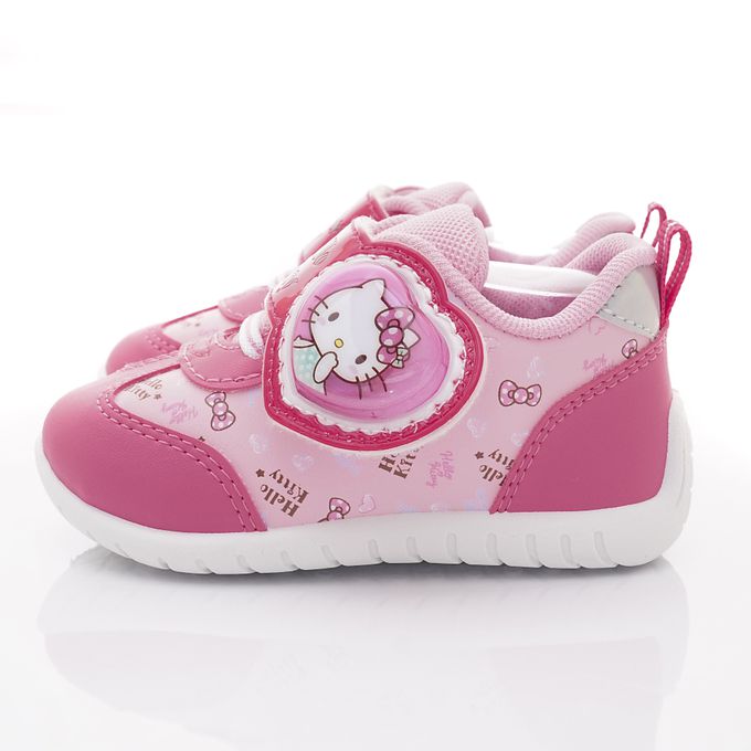 HELLO KITTY - HELLO KITTY-台灣製電燈休閒鞋722127桃粉(小童段)-休閒鞋-桃粉