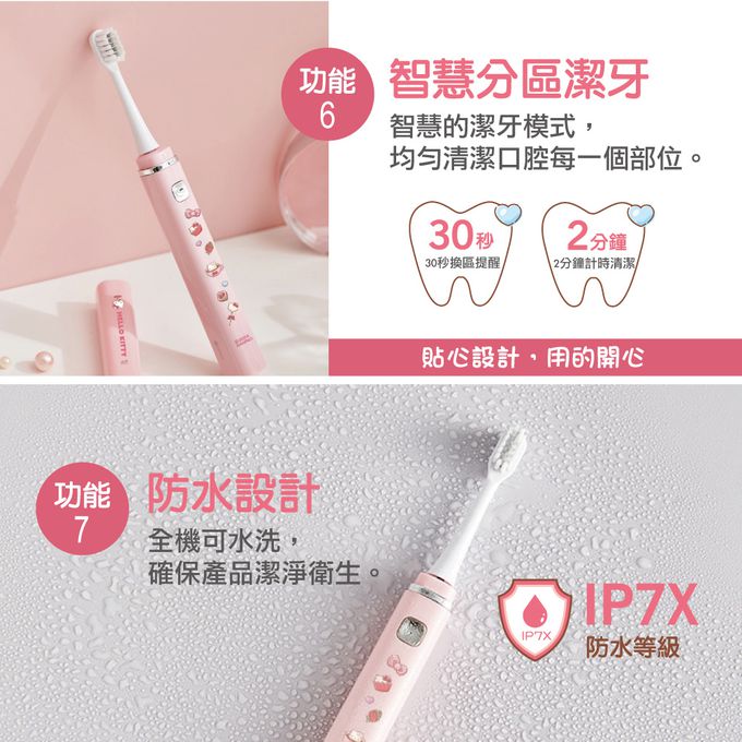 NETTEC - 優樂 Hello Kitty 凱蒂貓 攜帶型電動牙刷(三麗鷗正版授權)