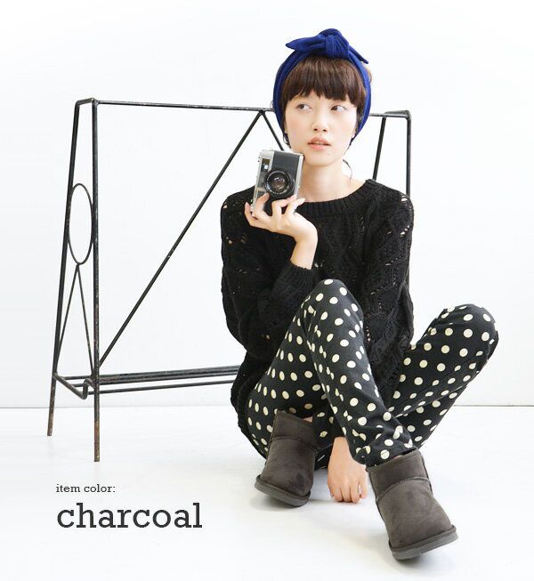 日本Zootie莫卡辛毛毛鞋/短靴/雪靴