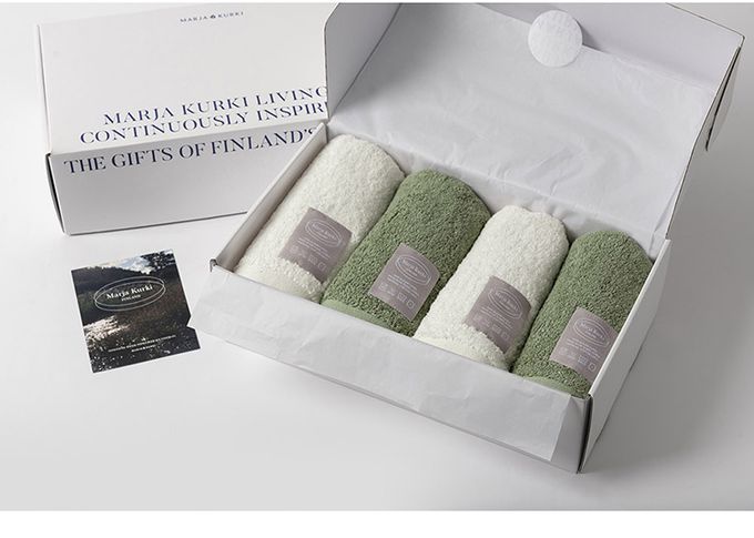 韓國 SSUEIM - 韓國製100%純棉飯店毛巾禮盒4件組40x80cm-FOREST款