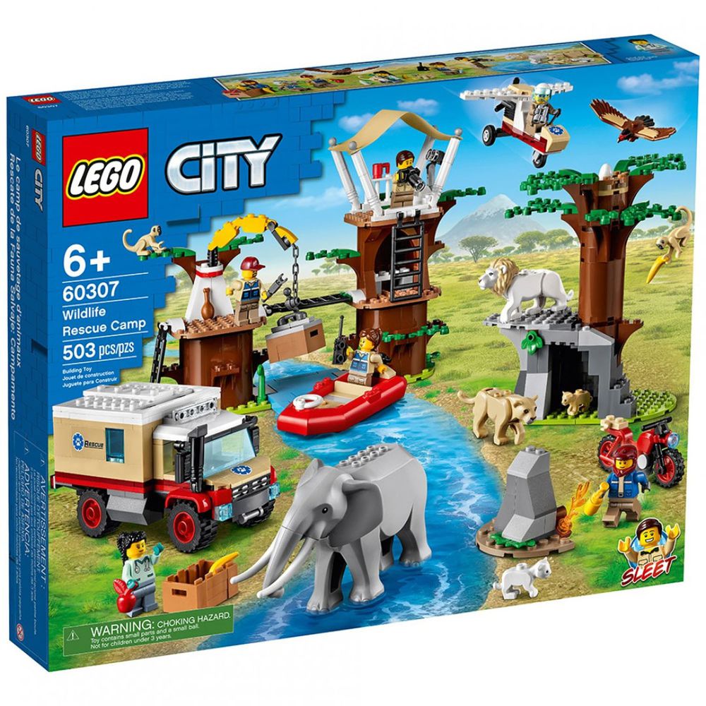 樂高積木 LEGO《 LT60307》City 城市系列 - 野生動物救援營-503pcs