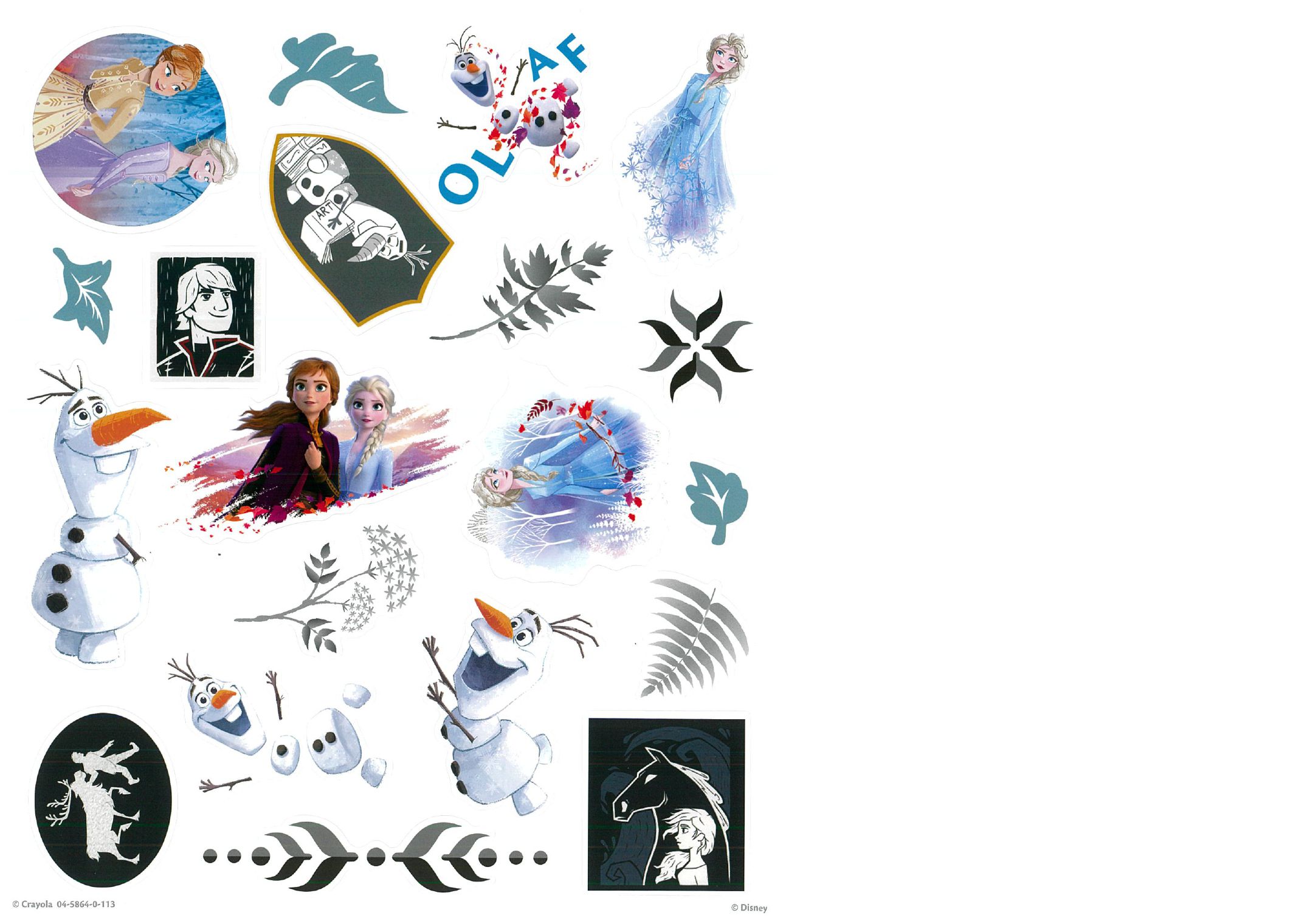 Crayola繪兒樂 - 冰雪奇緣2貼紙著色本