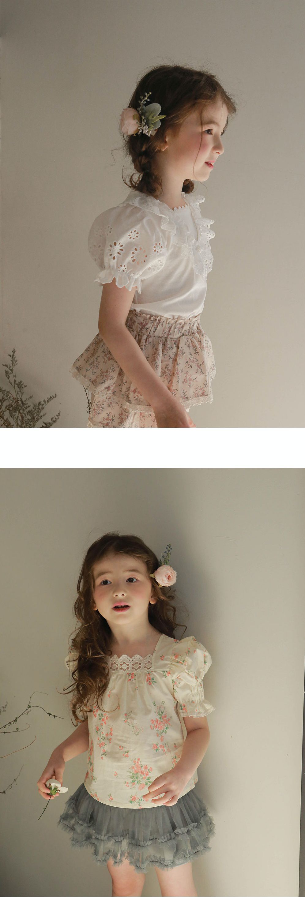 韓國 PuellaFLO - 浪漫花朵髮飾/髪夾-粉花