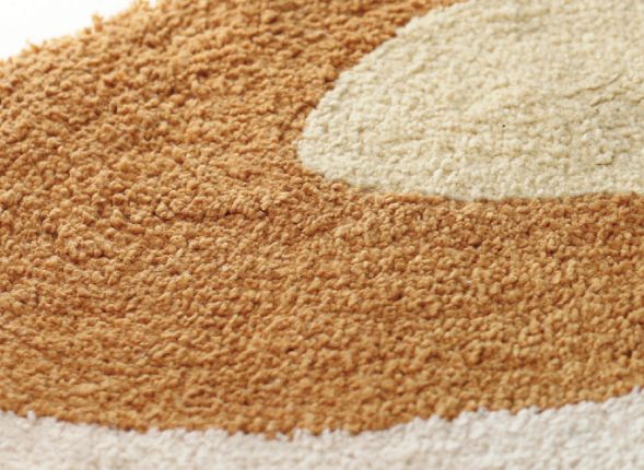 日本 TOMO - 美式早餐系列地墊/腳踏墊-荷包蛋 (約59×47cm)