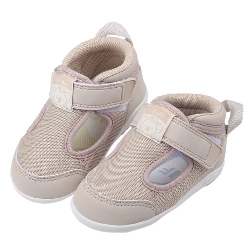 日本IFME - 初心禮盒米色寶寶機能學步鞋
