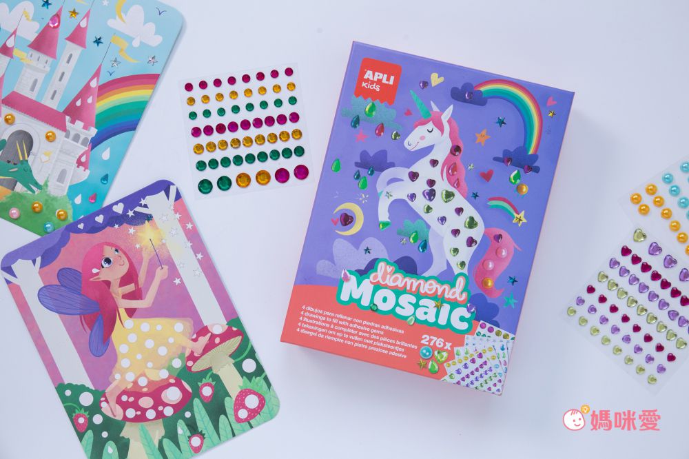 熱銷補貨到【西班牙 APLI 】初階拼圖／旅行遊戲卡／馬賽克拼貼