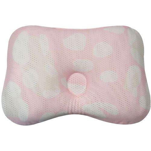 COMFi - 透氣嬰兒定型枕-(3~24個月)中間為圓形-粉色 (23 x 33x3(頸部)/5(兩側)/4(頭頂)cm)