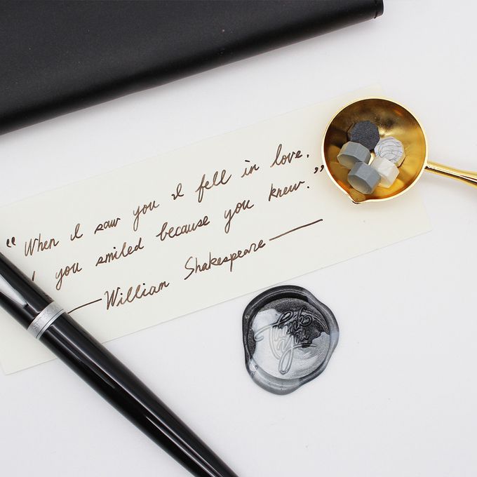 HAPPYMT - 火漆蠟粒大罐裝-一個人的寂寞-黑白灰色系