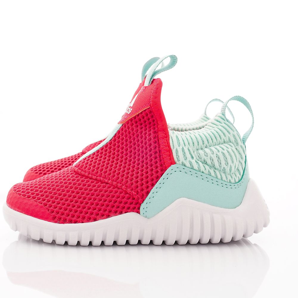 adidas - 愛迪達童鞋-襪套輕便慢跑鞋(中小童段)-紅藍