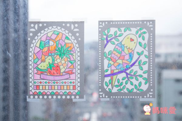 在家擁有小小畫室【澳洲 Tiger Tribe】旅行著色盒＆窗花彩繪