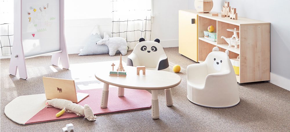 iloom怡倫家居 - ACO小沙發(媽咪抱抱椅)/兒童沙發-童話系列-寶拉白熊