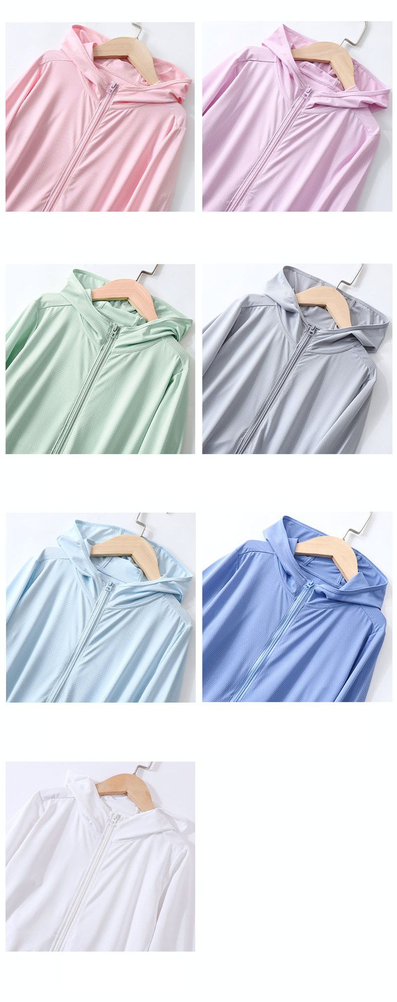 MAMDADKIDS - UPF50+吸濕排汗連帽防曬外套-薄荷綠