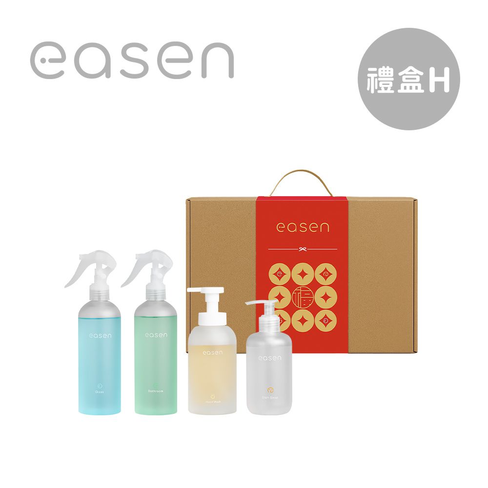 植萃循環禮盒組 居家清潔-(玻璃+浴室+洗碗精+洗手乳-無香)