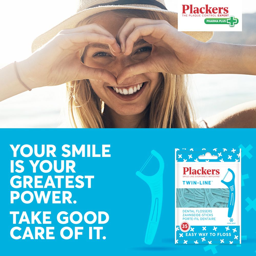 美國 Plackers 派樂絲 - 雙線倍潔亮白牙線棒-150入