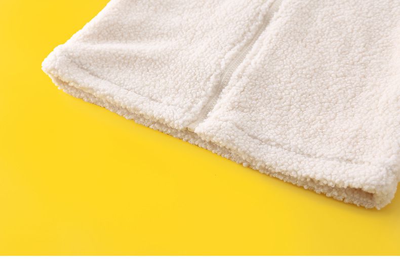 卡通人物史努比時尚羊羔絨外套(送包包)-SNOOPY-綠色