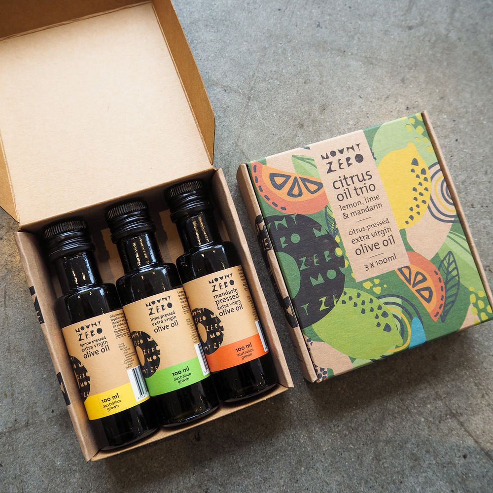 風味特級初榨橄欖油三入嚐鮮組 (檸檬、青檸、柑橘）各100毫升