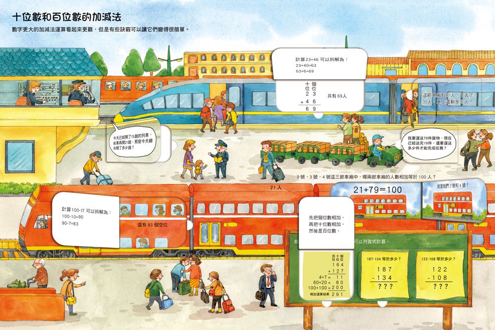 我的STEAM翻翻書：加法減法真有趣-內含：7個場景+68個翻頁小機關