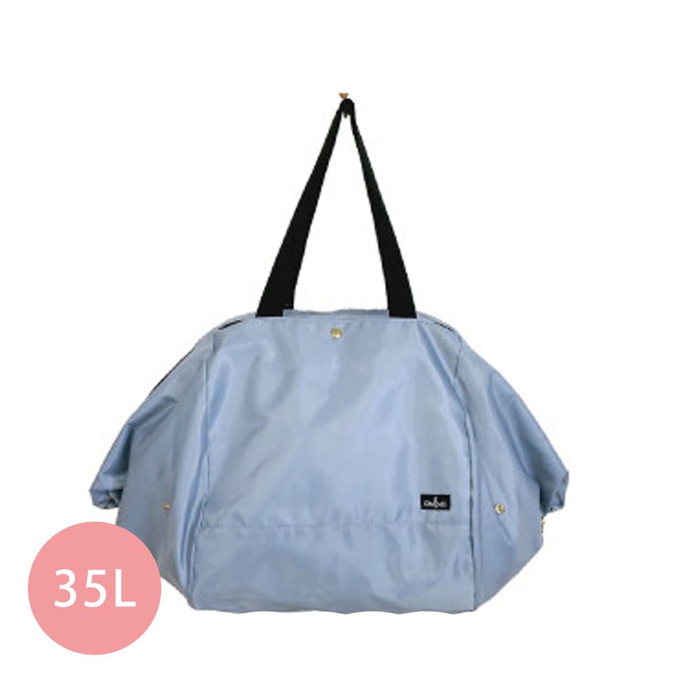 日本 Chepeli - 超大容量保冷購物袋/背包(可套購物籃)-星塵藍-35L/耐重15kg